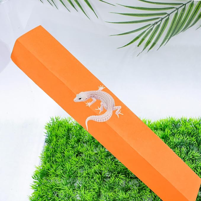 2-Pack Adjustable Reptile Climbing Branches – Compressed Foam Strips for Tree Frogs, Geckos & Small Arboreal Pets | Naturalistic Habitat Decor