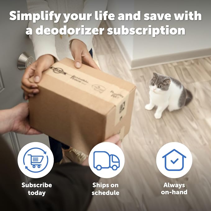 PetSafe ScoopFree SmartSpin and OpenSky Litter Box Deodorizers, 2 Pack | Up to 30 Days Odor Control, Natural Fresh-Scented Oils, Compatible with SmartSpin and OpenSky Cat Litter Boxes