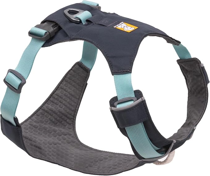 Ruffwear, Hi & Light, Everyday Lightweight Dog Harness, Trail Running, Walking, Hiking, All-Day Wear, Basalt Gray, XXX-Small