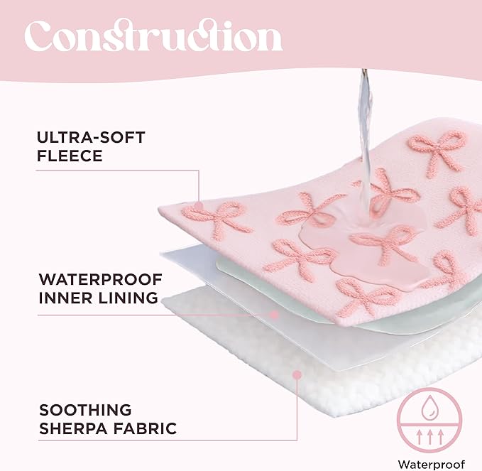 LE SURE Waterproof Dog Blankets for Large Dogs Cute Cozy 3D Jacquard,40x50 | Warm Soft Pet Blanket for Senior Dogs Aesthetic Gift, Washable Sherpa Throw, Reversible Couch Protector, Pink Taffy
