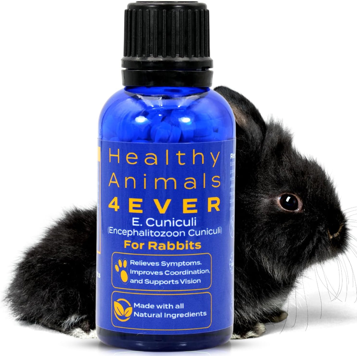 HA4E - Rabbit E. Cuniculi Infection Treatment - Natural, Homeopathic Support for Prevention & Immunity Boost - 300 Tablets