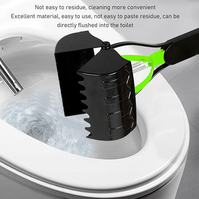 Long Handle Pooper Scooper Large Dog Portable Outdoor Waste Cleaner (Green) | Durable portable poo scoop with extended handle, convenient for outdoor dog poop cleaning and daily pet sanitation