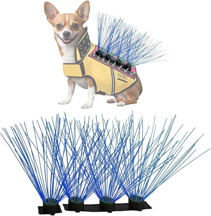 Coyotevest Coyotewhiskers Protective Nylon Dog Harness Bristles, Blue | Nylon Bristles for Coyotevest or Spikevest Help Deter Coyotes, Aggressive Dogs and Birds of Prey Dog Accessory Made in USA