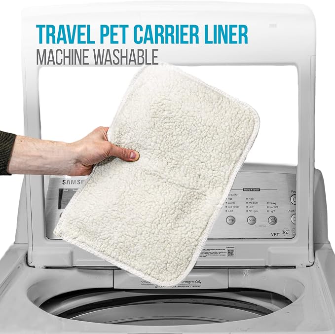 Sherpa Pet Carrier Airline Approved with Spring Wire Frame - Cat & Dog Carrier for In-Cabin Travel, Mesh Ventilation, Locking Zippers - Black Lattice, Large