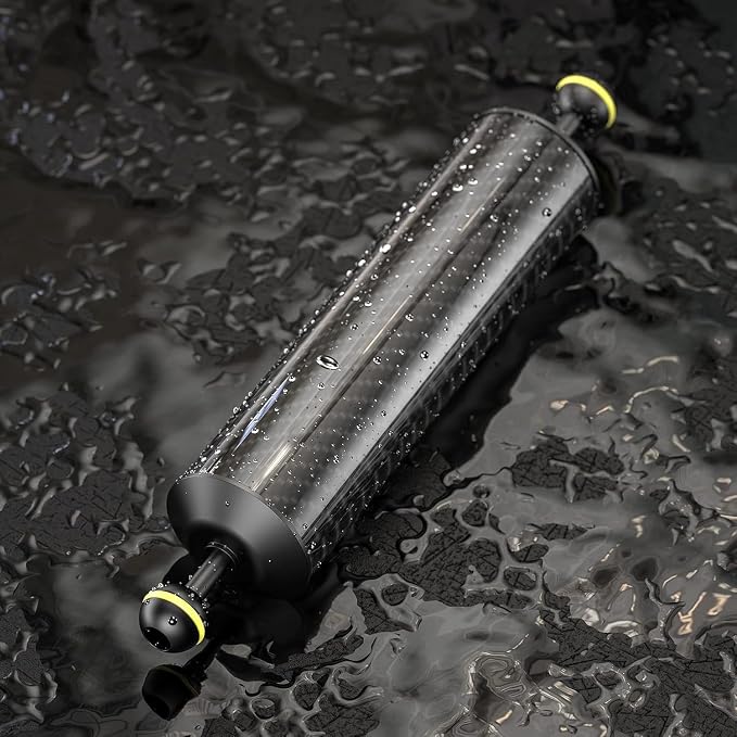 Sea frogs Carbon Fiber Float Arm D60mm, 12'', Buoyancy Provided 580g | for Ultralight, Aquatic Arm, Underwater Camera System Diving Tray Video Light/Strobe GA-8
