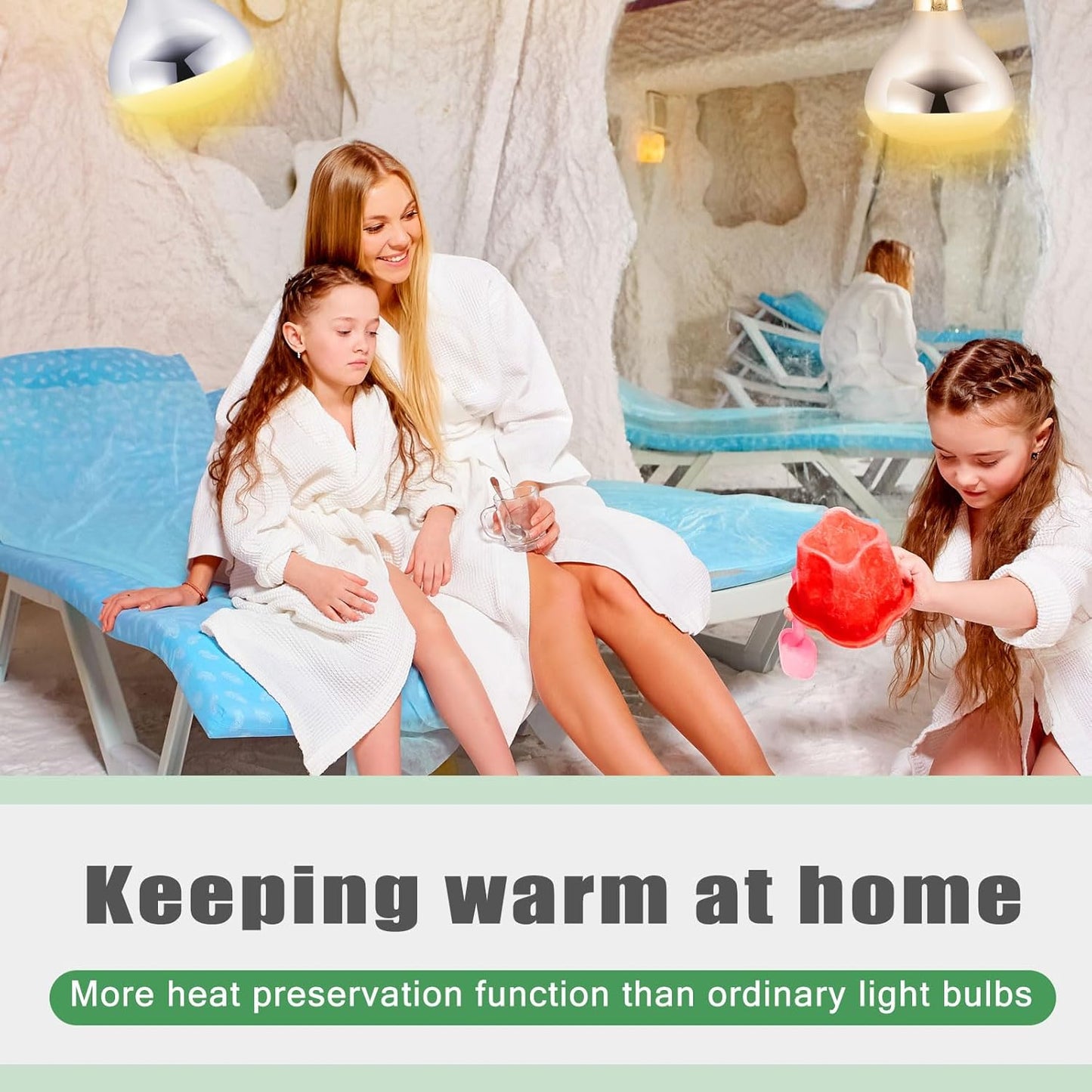 VIHOSE 6 Pack 250 Watt Heat Lamp 120v R40 Heat Lamp Bulbs Glass Incandescent Light Bulbs Incandescent Heating Lightbulbs for Reptiles Chicks Food Puppies Bathroom, Use E26 Base (Silver)