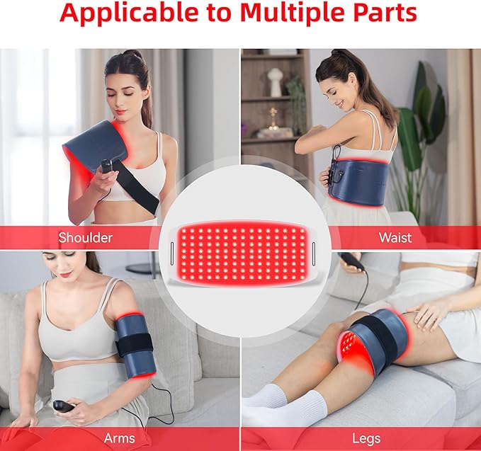 Red Light Therapy for Dogs and Humans, Portable 360 LED Chips Red Light Therapy Belt with Strap, Infrared Light Therapy Devices for Muscle & Joint Pain Relief