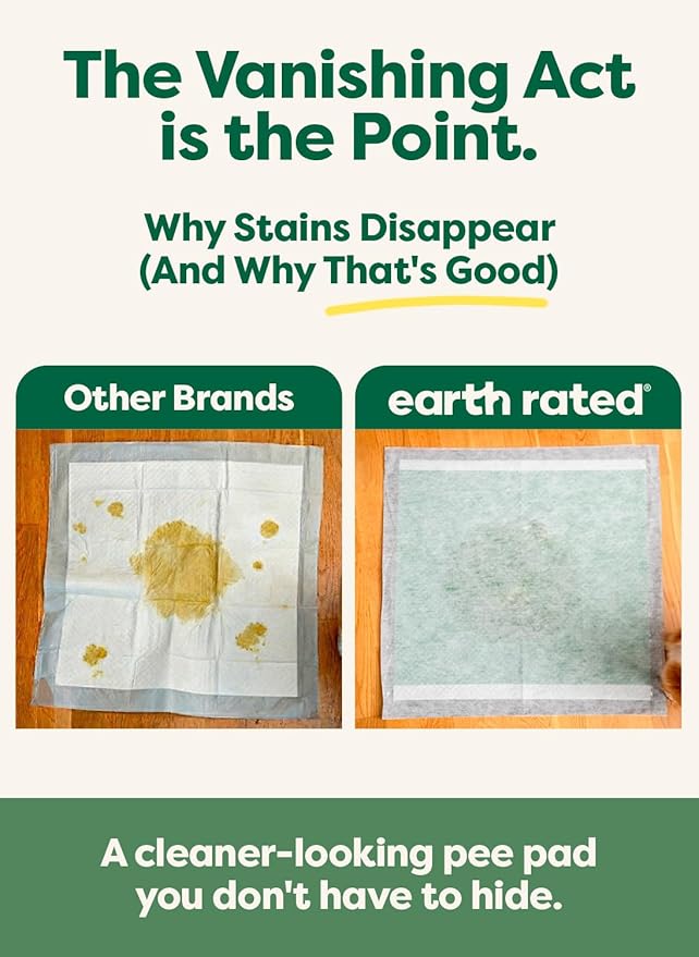 Earth Rated Max Absorbency Trial Pack Puppy Pee Pads for Dogs Absorbs 2X Faster & 2X More, Leak-Proof, Odor Control Potty Training, Unscented, XL, 28” x 34”, 1 Count