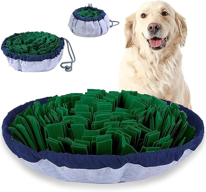 PET ARENA Large Sniffing Mat 25 x 25 Inch Interactive Feeding Toy | Promotes natural hunting instincts, reduces boredom, supports mental stimulation, and provides engaging playtime for pets.