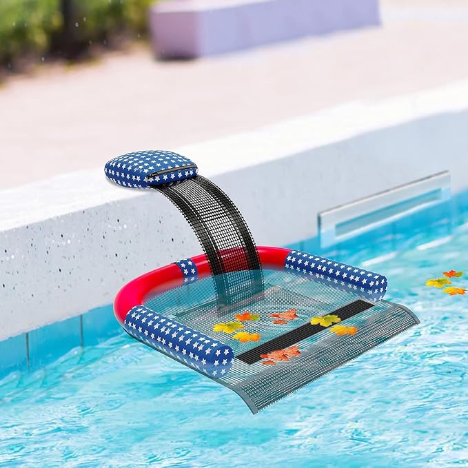 Animal Saving Escape Ramp with Pool Surface Skimmer Catcher, Floating Ramp Rescues, Pond & Pool Critter Escape Ramp Saving Frogs, Toads Animal Mice, Birds