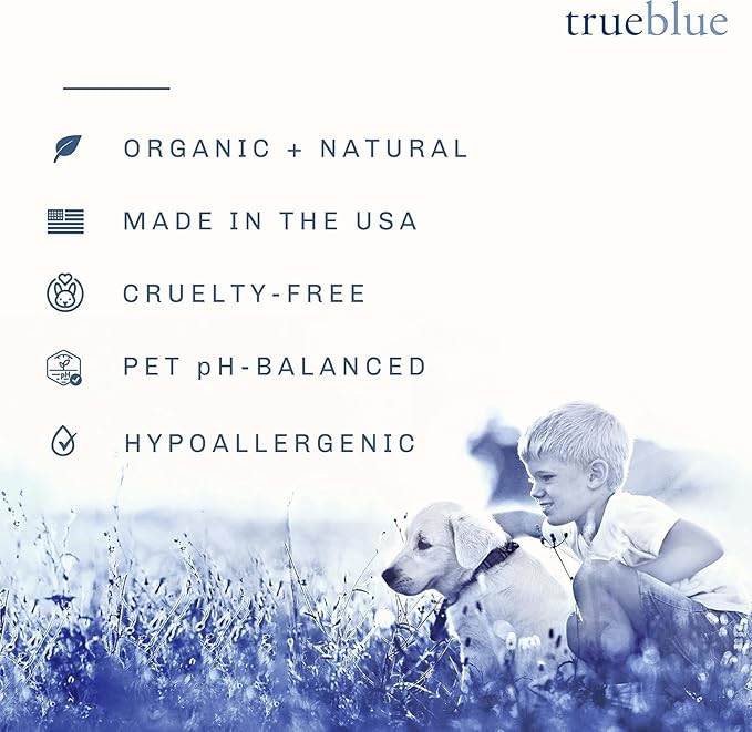 TrueBlue Parsley & Peppermint Fast and Fresh Dog Dental Wipes – Pre-Moistened Teeth Cleaning Pads - Non-Toxic, All-Natural Tooth Cleansing– 50 Count