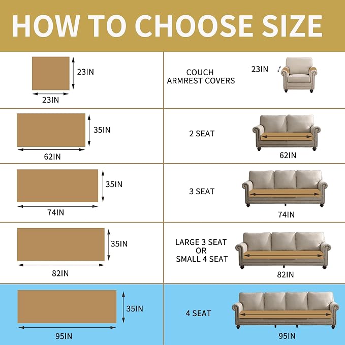 HAOMAIJIA Waterproof Couch Cover for Dogs Washable,Faux Fur Pet Couch Covers for Sofa,Soft Dog Bed Cover Non-Slip Couch Covers for 3 Cushion Couch Sofa Pet Friendly (Off White, 35" x 95" 1 Pack)