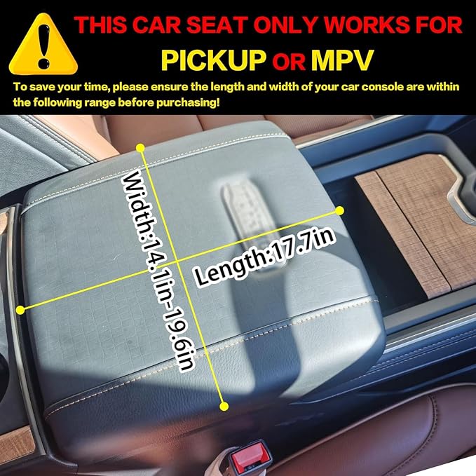 Center Console Dog Car Seat for Medium Dogs,Purple | Portable Armrest Booster With Soft Cushion Safety Belt, Up To 21 Lbs
