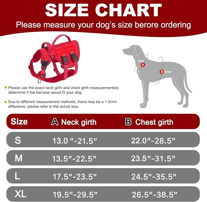 Service Dog Harness + ID Tag 50 ADA Information Cards - No Pull Dog Vest 10 PCS Removable Patches - Reflective Emotional Support Pet Vest for Extra-Large Dogs - Adjustable Breathable ESA Training Vest