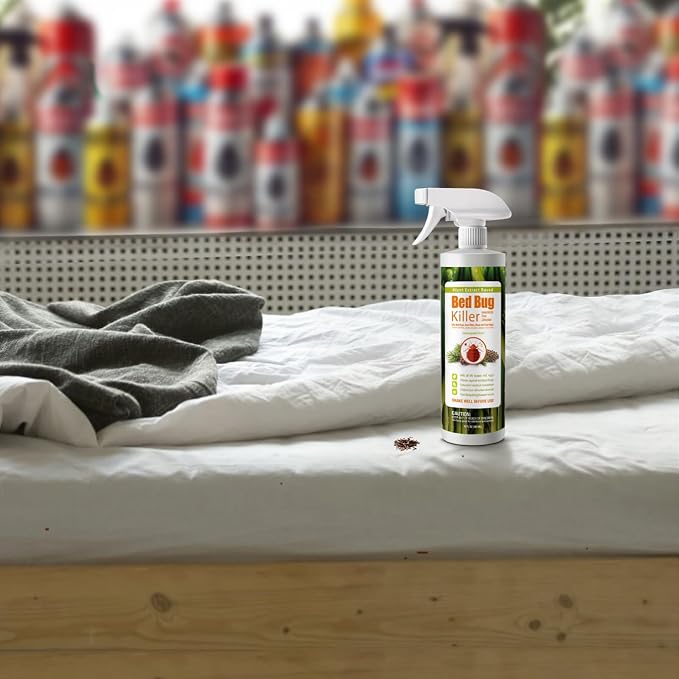 EcoVenger Bed Bug Killer 16OZ | 2026 Upgraded New Refreshing Lemongrass Scent | 100% Efficacy | Kills All Stages incld Eggs on Contact | 14 Day Residual Protection | Plant-Based Child & Pet Safe