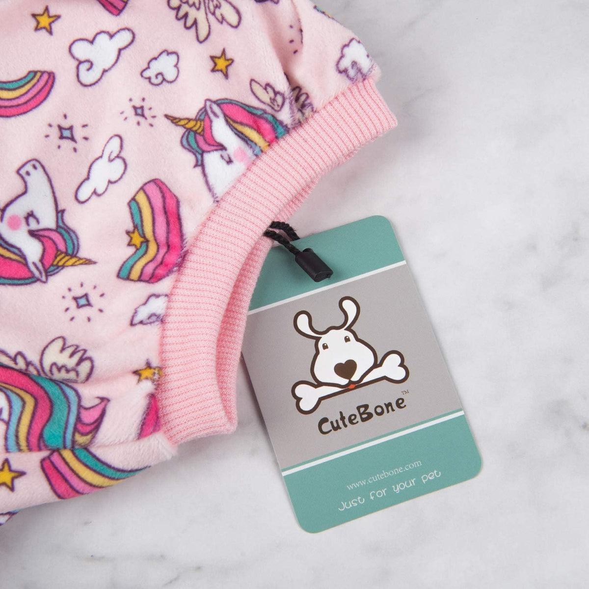 CuteBone Small Dogs Outfit Soft Puppy Onesies Pjs Dog Pajamas Pet Coat Cat Apparel Comfy Doggie Jumpsuit Bodysuit for All Seasons P67M