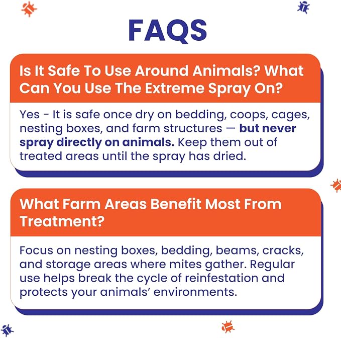 Mite-B-Gone Extreme Mite Killer Spray – 1 Gallon (128 oz) | Extra-Strength Plant-Based Formula | Safe for Homes, Pets & Livestock Areas | for Coops, Barns, Bedding & Carpets