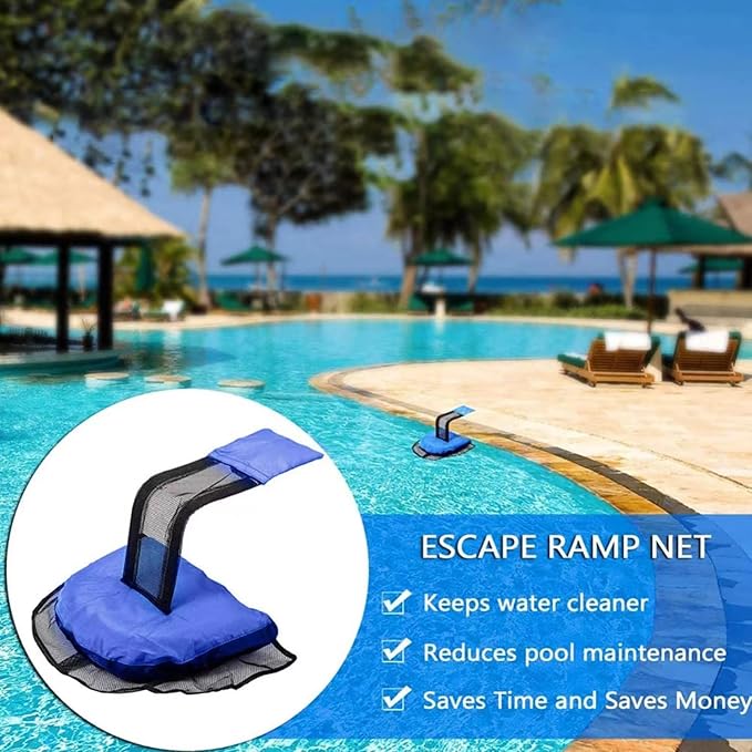 2-Pack Animal Saving Escape Ramp - Frog Floating Ramp Rescues, Pool & Spa Accessories & Tools, Saving All Small Animals Entering The Pool | Frog Saver for Swimming Pool, Pool & Spa Accessories & Tools, Saving All Small Animals Entering The Pool