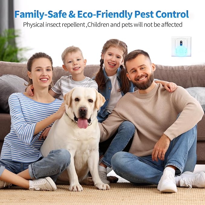 2026 Cvtayn Upgraded Ultrasonic Pest Repellent Indoor Repeller, Mouse Traps, Repellent Roach, Mouse, Bugs, Mosquito, Mice, Spider, Ant, Rodent Repellent Ultrasonic Plug in, 3 Mode Switching, 6 Packs