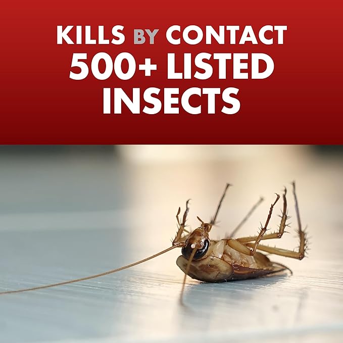 Spectracide One-Shot Home Insect Control, 1 Gallon, Insecticide with AccuShot Sprayer Fast-Drying Formula for Residential Use to Kill 500+ Listed Insects by Contact
