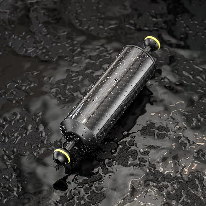 Sea frogs D60mm, 10'', Carbon Fiber Float Arm, Buoyancy Provided 410g | for Ultralight, Aquatic Arm, Underwater Camera System Diving Tray Video Light/Strobe GA-7