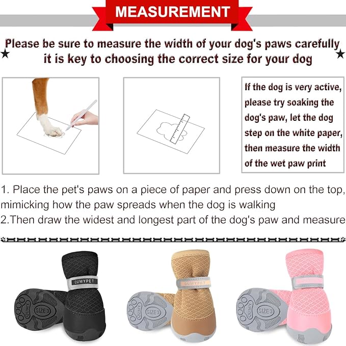 QUMY 4PCS Dog Shoes for Small Dogs, Hot Pavement Summer Puppy Dog Boots & Paw Protectors with Soft Anti-Slip Rubber Sole, Mesh Breathable Dog Booties for Hardfloors, Walking Running Blue Size 1