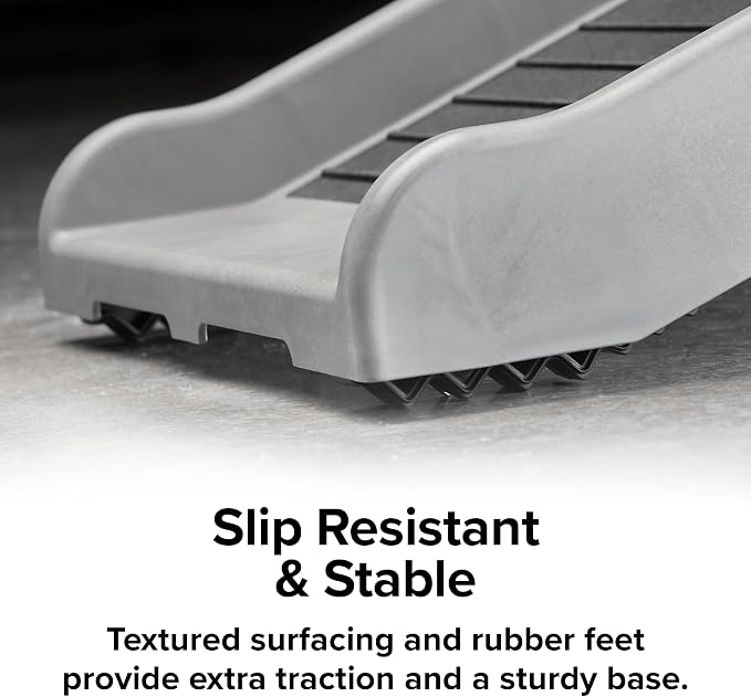 WeatherTech PetRamp - Non-Slip, Portable Dog Ramp for Large Dogs to 300 Pounds, 67" x 15" - Traction Grip Ramp, Easy Access for Pets to Car, SUV, Truck, Bed, Couch & Other Home Areas