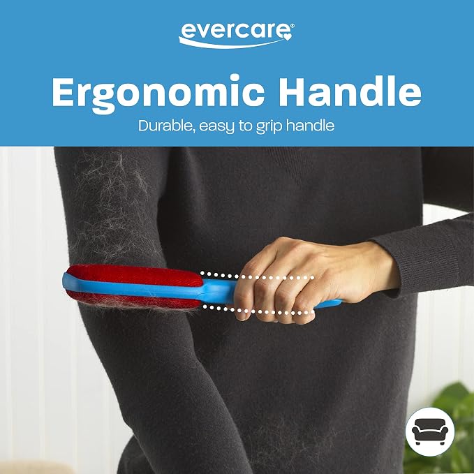 Evercare Magik Lint Brush, Two-Sided Lint and Pet Hair Remover, 2-Pack