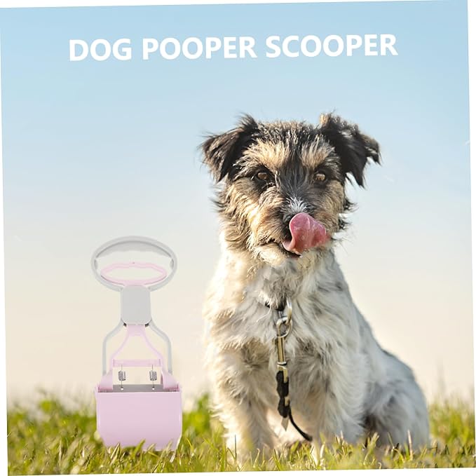 MERRYHAPY Large Dog Heavy Duty Poop Scoop for Dogs Easy Pick Poop Picker for Yard Wear-Resistant Litter Scooper