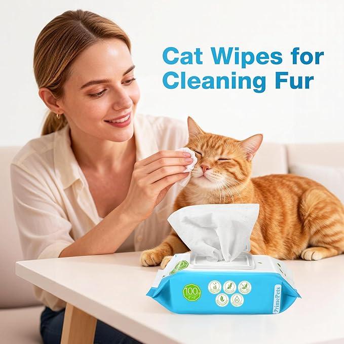 Prime Pets Dog Wipes for Paws and Butt, 600 Count, Pet Wipes for Dogs & Cats, 100% Fragrance Free, Deodorizing Puppy Wipes for Cleaning Face Eyes Ears Paws Teeth Body