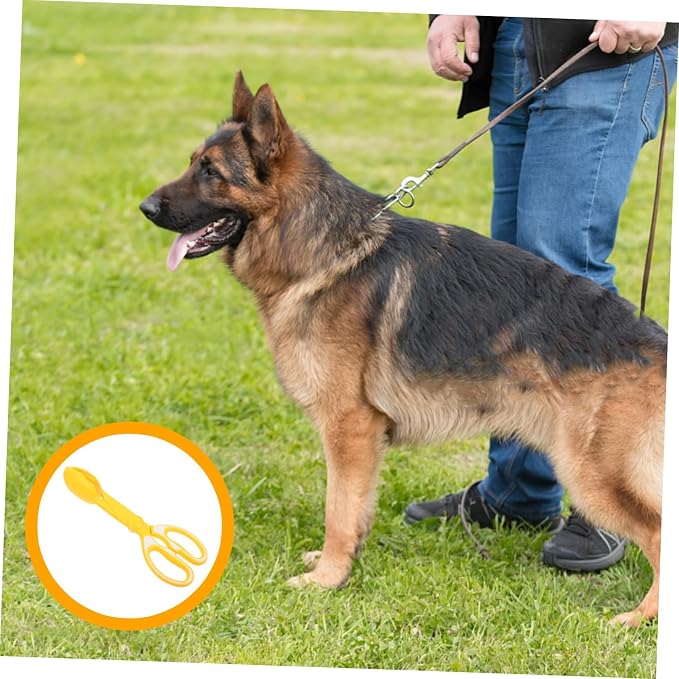 COLLBATH Heavy Duty Dog Poop Scooper with Long Handle Easy pet Waste Picker for Dogs and Cats Sturdy Construction for Reliable Waste Management for Daily Use Yards
