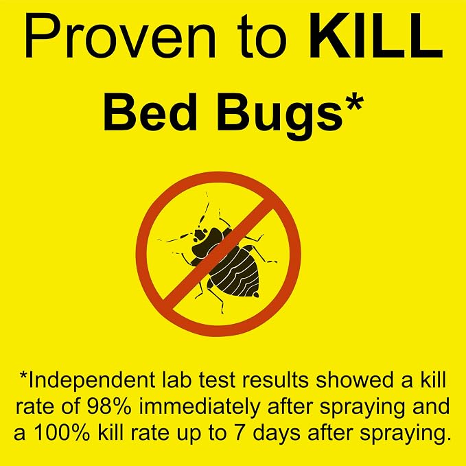 Premo Plus+ Bed Bug Spray Extra Strength – 128 oz – Fast Acting Bed Bug Treatment & Killer – Stain & Scent Free – Child & Pet Safe – Powerful New Stronger Formula – Natural with No Harmful Chemicals