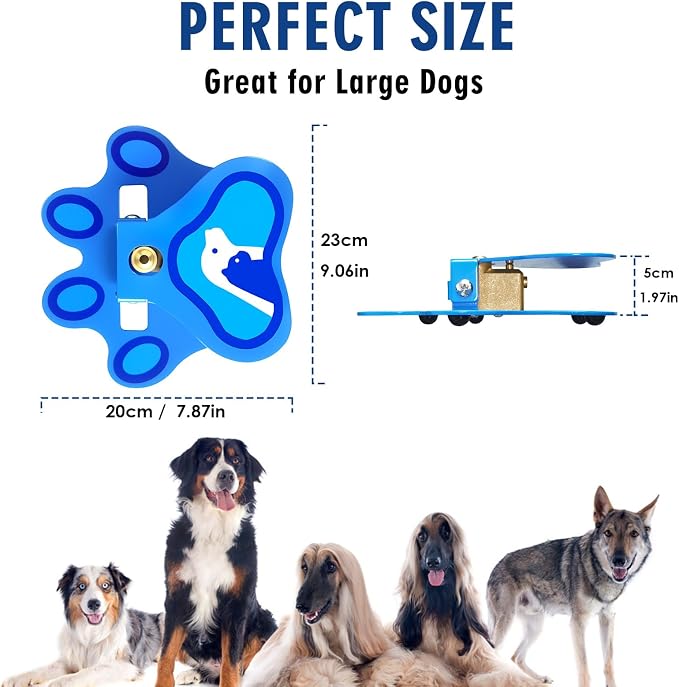 Outdoor Dog Water Fountain for Pets, Paw Activated Aluminum Dispenser | Step-on Automatic Dog Water Dispenser with Sprinkler Fun. Aluminum Self-service Pet Fountain for Yard, Outside, Patio