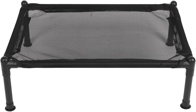 ANGGREK Elevated Dog Bed, Comfortable Metal Frame Multipurpose All Seasons Universal Strong Load Bearing Outdoor Elevated Dog Bed for Outdoor (Large)