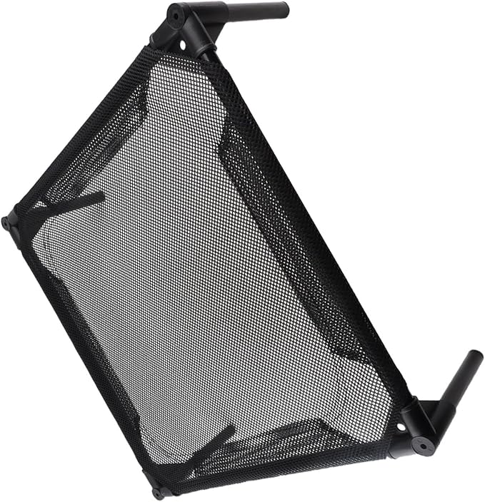 Elevated Dog Bed, Raised Dog Bed with Steel Frame and Breathable Mesh, All - Season Outdoor Dog Bed for Camping Park Backyard, Includes 4 Non - Slip Mats and Tube Covers (Small Size)