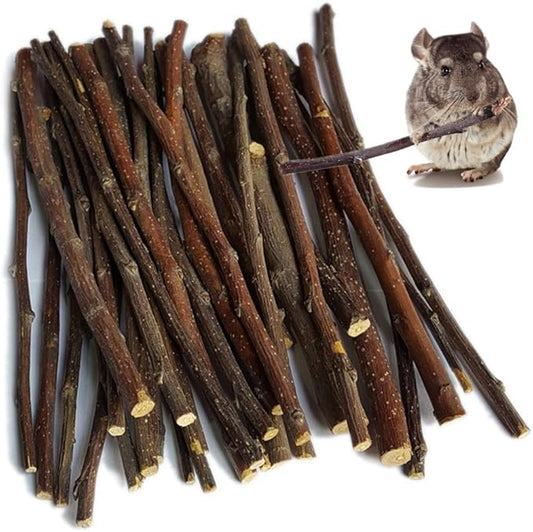 sharllen 500g(18oz) Apple Sticks Pet Chew Toys for Rabbits Chinchilla Guinea Pigs