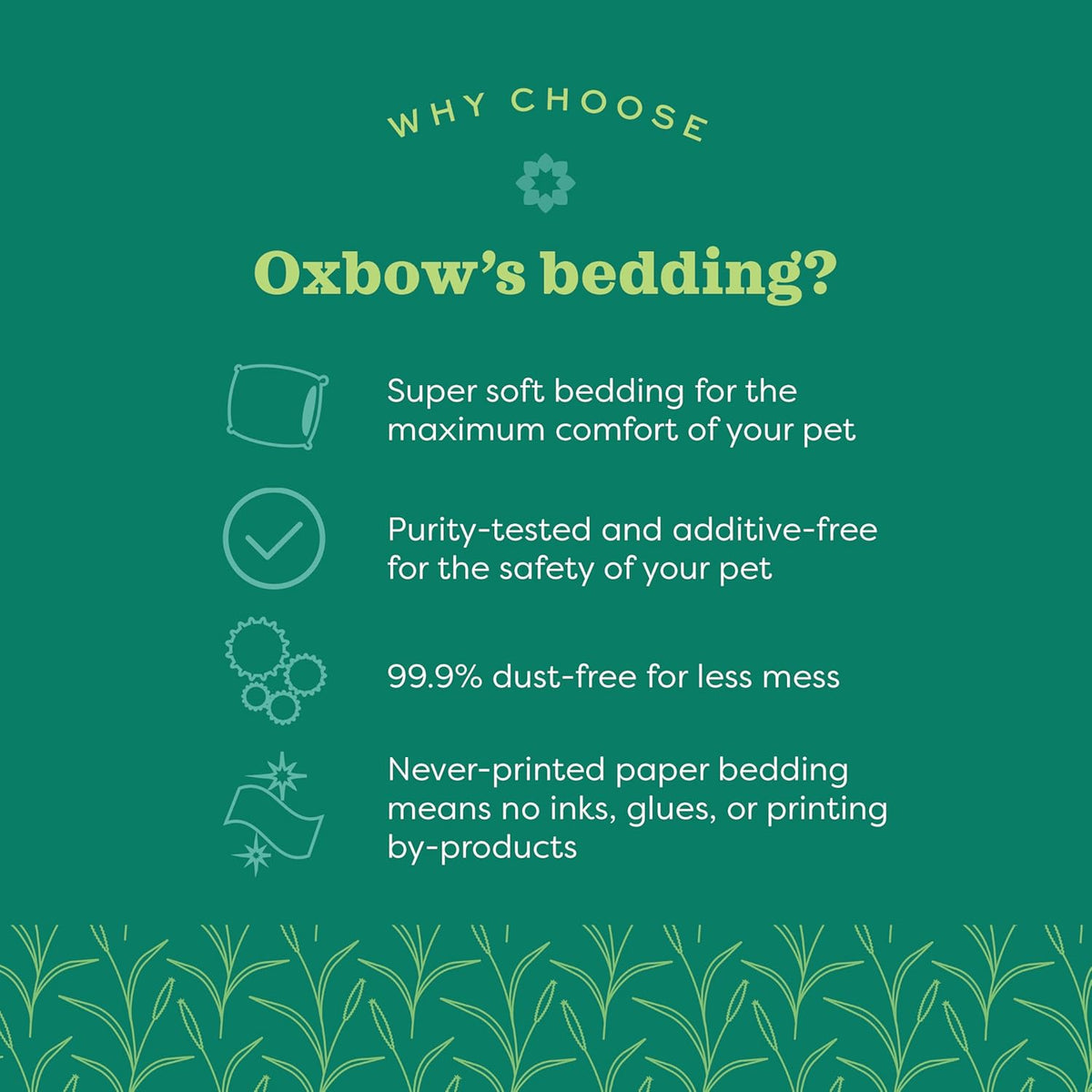 Oxbow Pure Comfort Bedding, Rabbit, Hamster, & Guinea Pig Bedding, Bunny Supplies for Litter Box, Pet Safe, Bunny Litter Box, Guinea Pig Cage, 99.9% Non-Dust, Blended, 36 Liter Bag