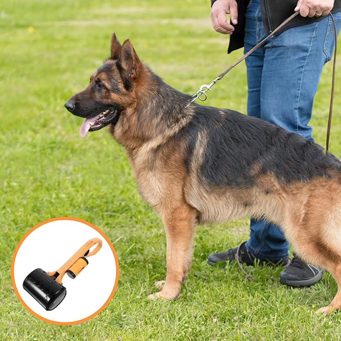 VILLCASE Heavy Duty Pooper Scooper for Dogs with Abs Material and Easy-to-use Design, Versatile Dog Poop Scoop for Outdoor Activities and Yards, Pet Waste Picker for Clean