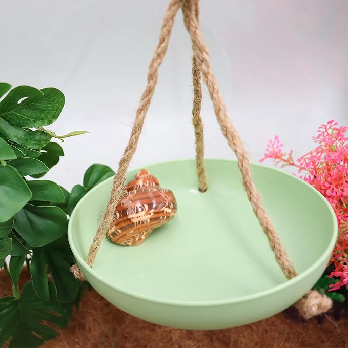 Frog Swing Toys, Gecko Swing Toys, Plastic Reptile Amphibian Climbing Toys, Tank Aquarium Terrarium Decoration Accessories, Suitable for Frog Gecko Lizard Chameleon Hermit Crab Hamsters Rats
