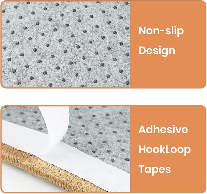 Extra Large 31.5" Cat Scratcher Bed & Mat Set | Cat Scratch Pad&Bed – Cat Wall Scratcher Protects Sofas and Furniture – Ideal for Indoor Cats to Scratch and Rest