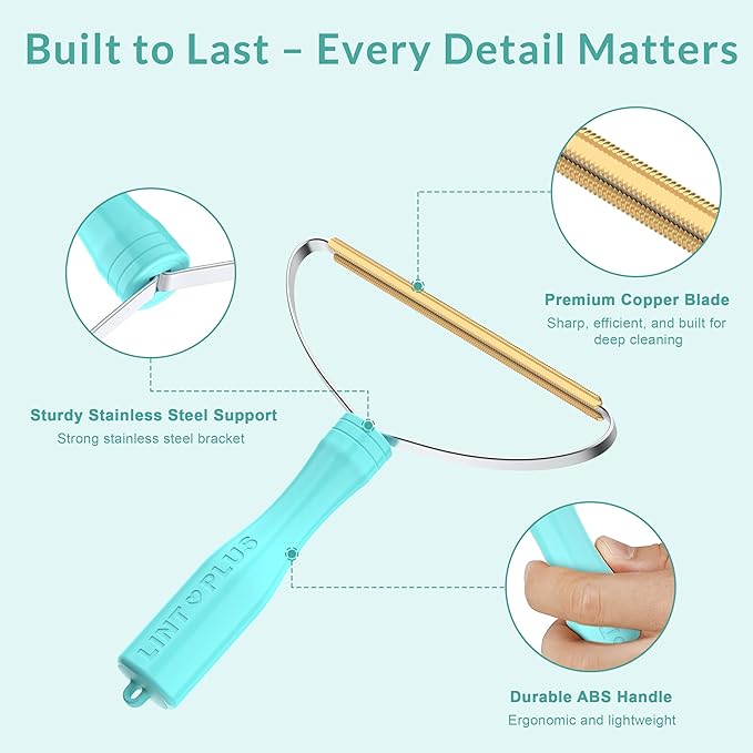 Deep Cleaner Pro Pet Hair Remover 10-Pack Mega Value Set - Carpet Rake & Multi-Surface Scraper for Dog & Cat Hair on Rugs, Couches, Pet Towers, Car Seats, Stairs & Clothing - Reusable Travel-Size