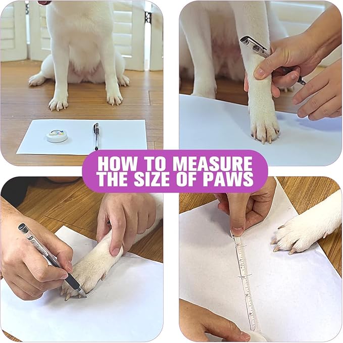 EXPAWLORER Anti Slip Dog Socks to Prevent Licking Paws, Dog Shoes for Hot Pavement, Dog Booties for Small Medium Large Senior Dogs, Traction Control Boots & Paw Protectors for Hardwood Floors