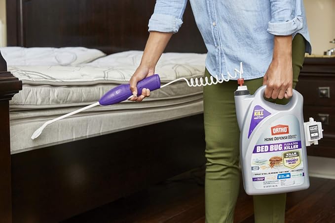 Ortho Home Defense Max Bed Bug, Flea & Tick Killer with Comfort Wand, 1 gal. (2-Pack)