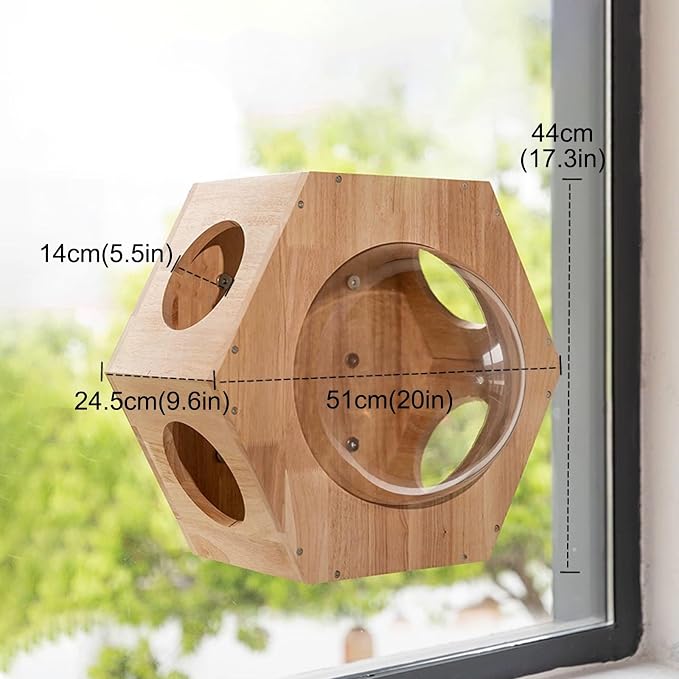 Cat Wall Shelves, Corner Climbing Shelf Perches, Kit Shelf, Suct Cup Support, Load-Bearing 20kg