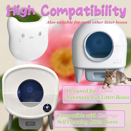 PurifyLogix 6PCS Universal Deodorizing Pods for Automatic Cat Litter Box | Odor Remover for Fumoi Automatic Cat Litter Box, Camellia Flower Scented, Long-Lasting Fragrance, Keep Home Fresh