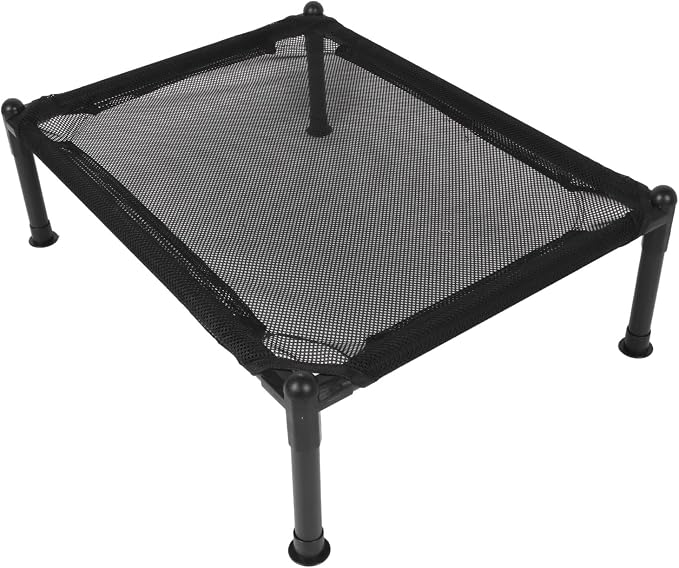 ANGGREK Elevated Dog Bed, Comfortable Metal Frame Multipurpose All Seasons Universal Strong Load Bearing Outdoor Elevated Dog Bed for Outdoor (Large)