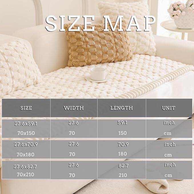 Pet Couch Cover for Dogs Washable Pet-Friendly Dog Sofa Protector | Sofa Pad, Pet Couch Covers for Sofa Furniture, Boho Pets Mat for Couches and Sofas, Couch Covers for Dogs