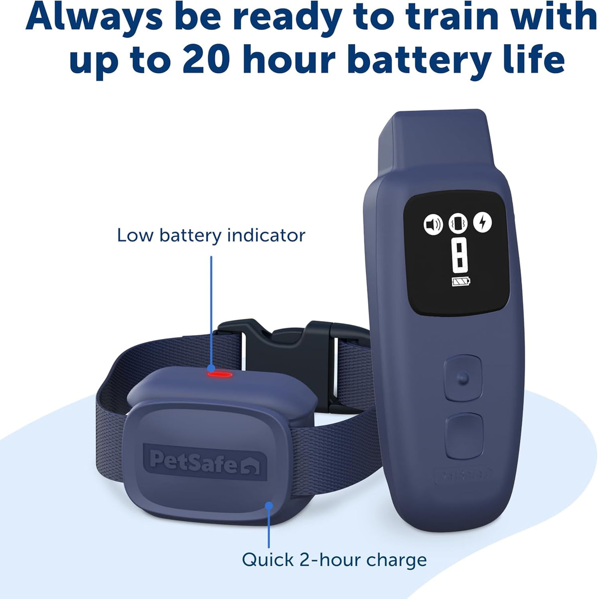 PetSafe Basic Dog Trainer with Remote – Waterproof Training Collar – 300 ft Range – Tone, Vibration and Eight Levels of Static
