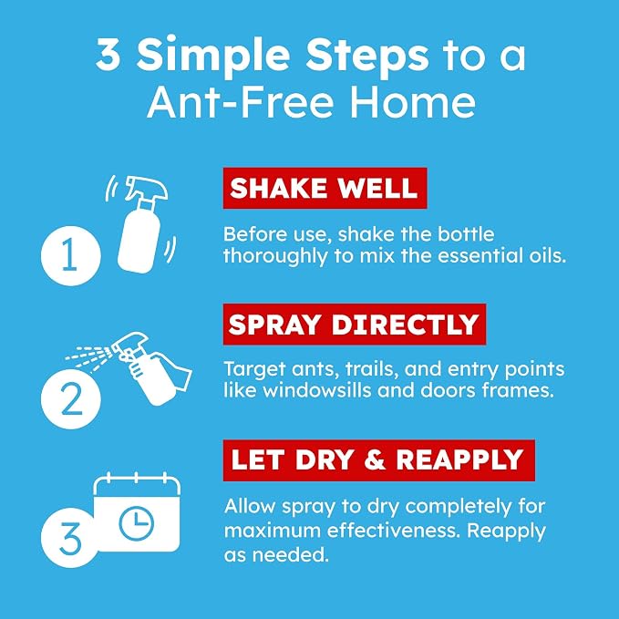 BugMD Pet Safe Ant Killer & Ants Spray Indoor Outdoor | Natural Plant-Based Ant Repellent that Kills on Contact with a Fresh Scent (Pack of 2)