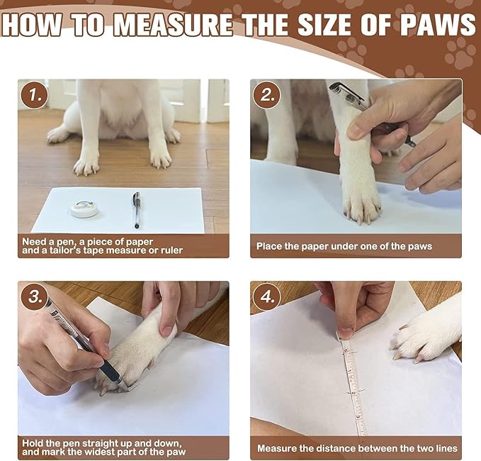 EXPAWLORER 6Pcs Anti Slip Dog Socks to Prevent Licking Paws, Dog Shoes for Hot Pavement Double Sides Dog Boots & Paw Protectors Booties for Hardwood Floors with Grip Small Medium Large Senior Dogs, XL